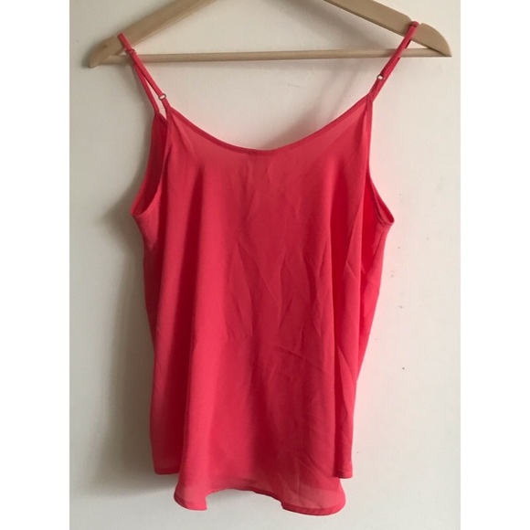 **LAST CHANCE** Light Coral Wrap Tank Top - Picture 2 of 3